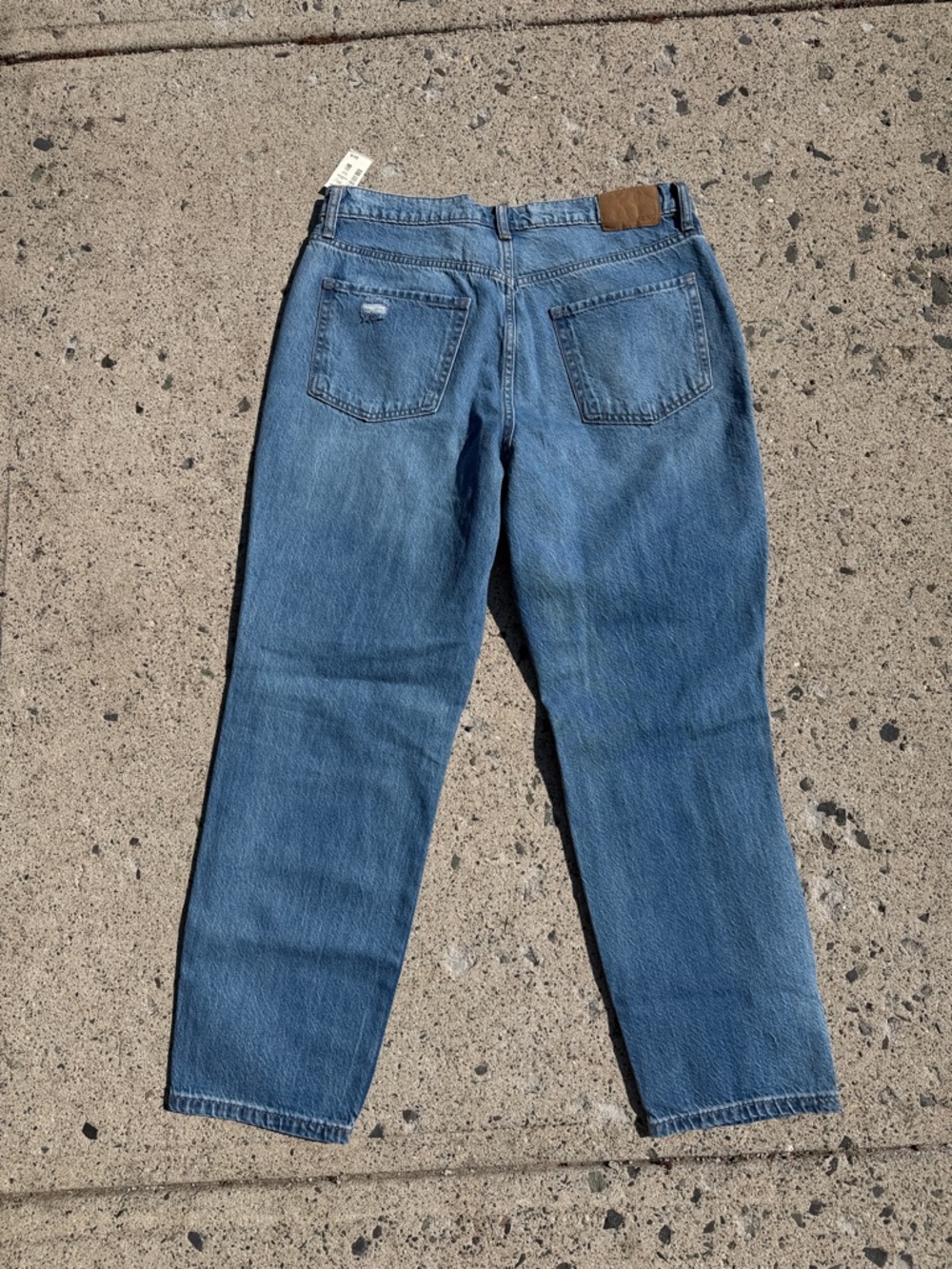 AERO Distressed Blue Ripped Jeans - Picture 8 of 9
